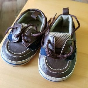 Baby boy size 3 boat shoes
